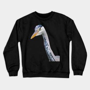 Grey Heron What Are You Looking At? Crewneck Sweatshirt